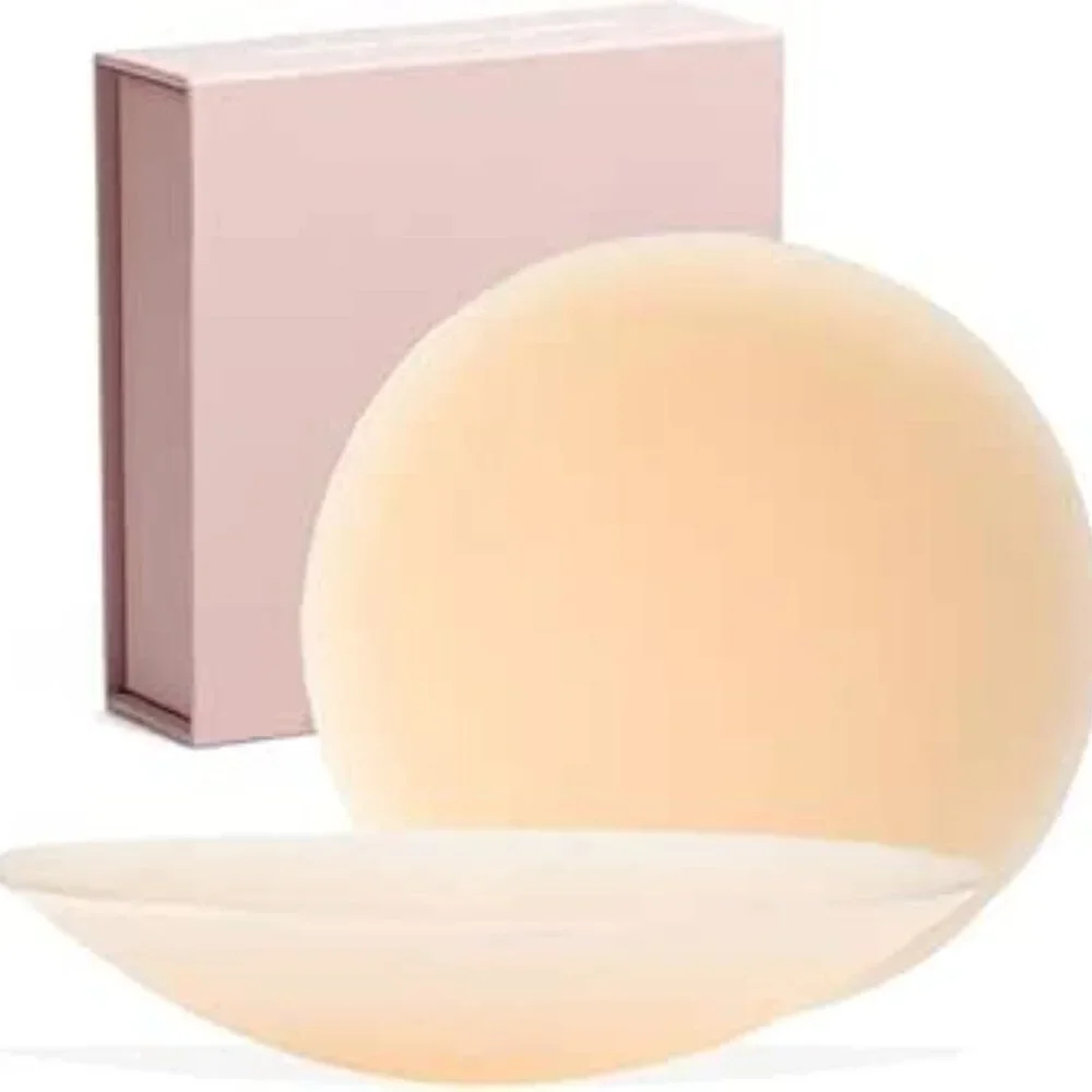 Reusable Silicone Nipple Covers Pasties 4 Pack Nude - Picture 2 of 4